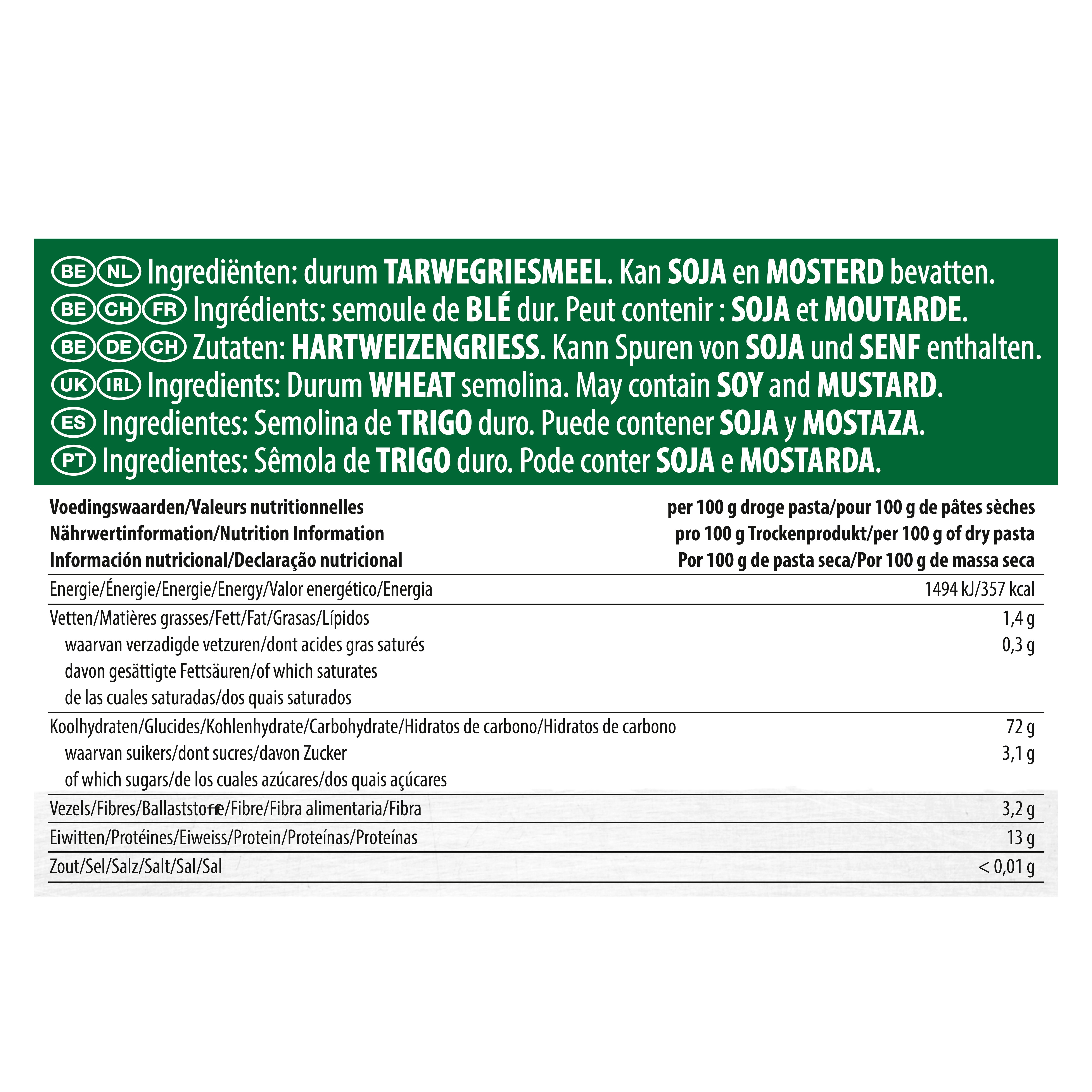 Knorr Pasta Spaghetti 4x3kg - La gama de Pasta de Knorr Professional te inspira a crear platos con personalidad, gracias a sus formas auténticas y diversas.